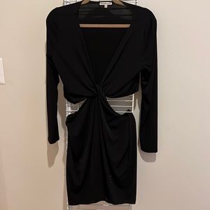 Charlotte Russe sexy little black dress with cut outs on side